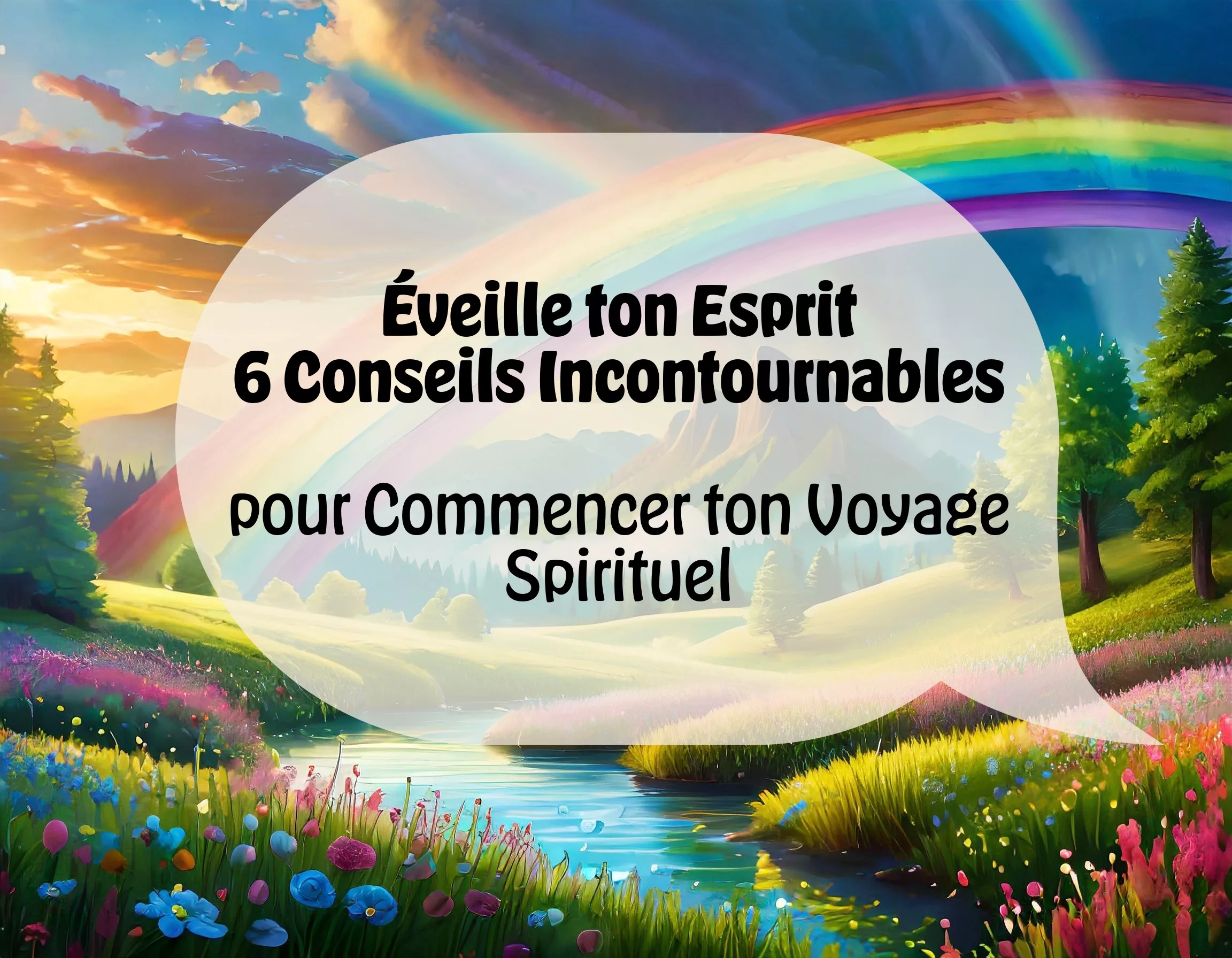 Éveille ton Esprit :  6 Conseils Incontournables pour Commencer ton Voyage Spirituel