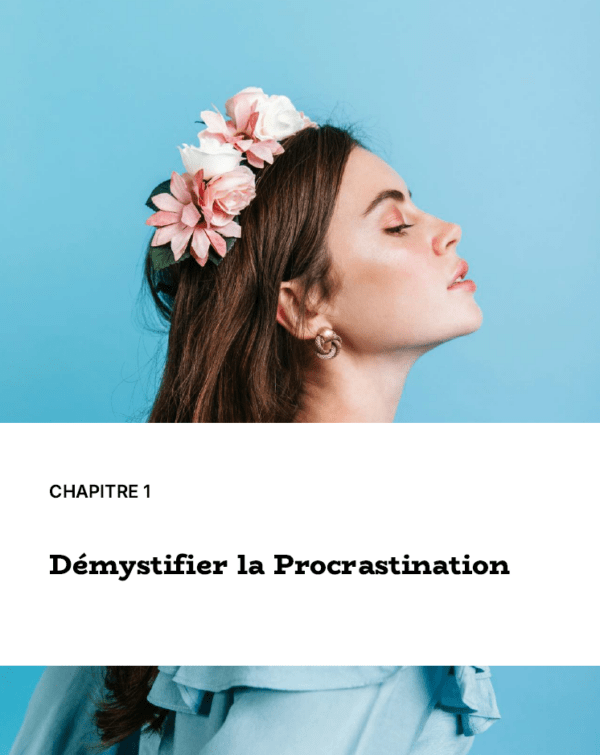 Livre Procrastination, C'est Fini ! Je deviens productive et épanouie. Chapitre 1